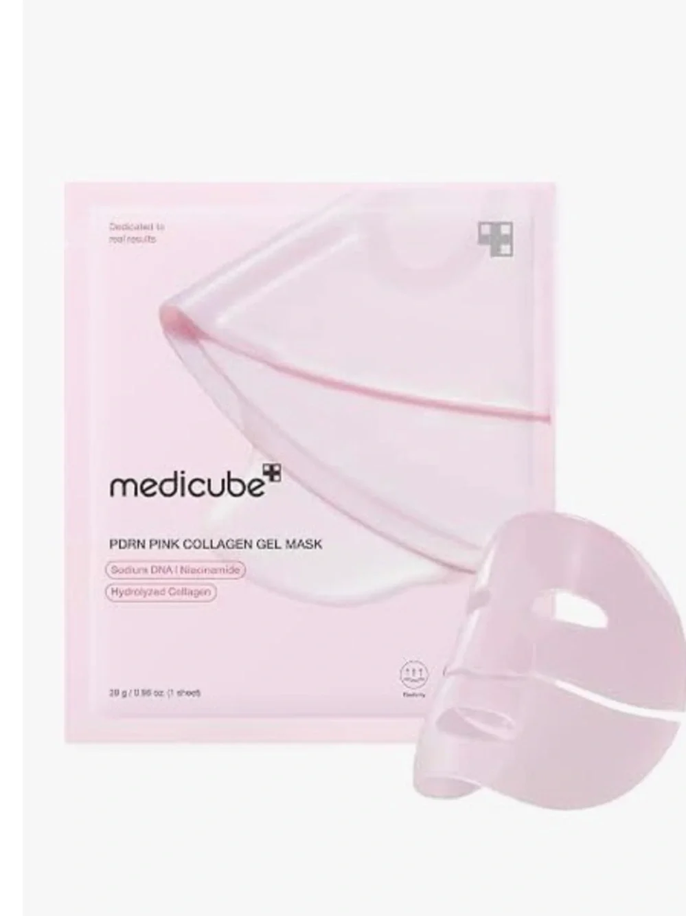 Medicube PDRN Pink Collagen Gel Mask - Hydrating Pink Sheet Mask